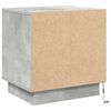 vidaXL Bedside Cabinet 2 pcs Concrete Grey 44 x 34.5 x 45 cm