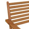 vidaXL Garden Chairs 2 pcs Solid Acacia Wood