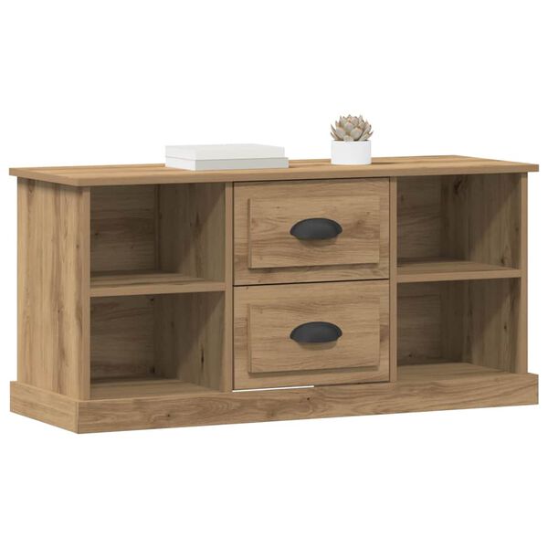 vidaXL TV Cabinet Artisan Oak 99.5 x 35.5 x 48 cm Engineered Wood