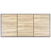 vidaXL Dining Table Oak 200x100x75 cm MDF