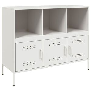 vidaXL Sideboard White 100.5x39x79 cm Steel