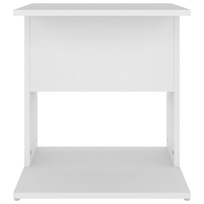 vidaXL Side Table White 45x45x48 cm Engineered Wood