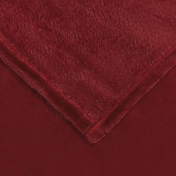 vidaXL Throw Blankets 6 pcs Bordeaux Red 130 x 150 cm Fleece