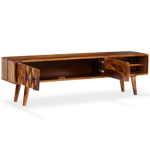vidaXL TV Cabinet Solid Acacia Wood 140x30x40 cm