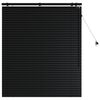 vidaXL Venetian Blind Black 110 x 130 cm 35 mm Solid Paulownia Wood