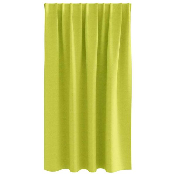vidaXL Blackout Curtains with Rings 2 pcs Green 140 x 140 cm Polyester