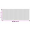 vidaXL Rug Rectangular Nature 80x200 cm Bamboo