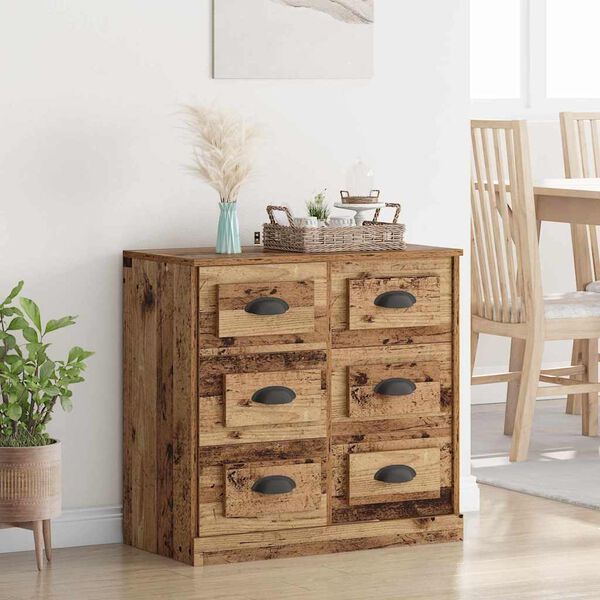 vidaXL Sideboard Old Wood 70 x 35.5 x 67.5 cm Engineered Wood