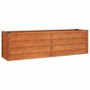 vidaXL Garden Raised Bed Rusty 160x40x45 cm Corten Steel