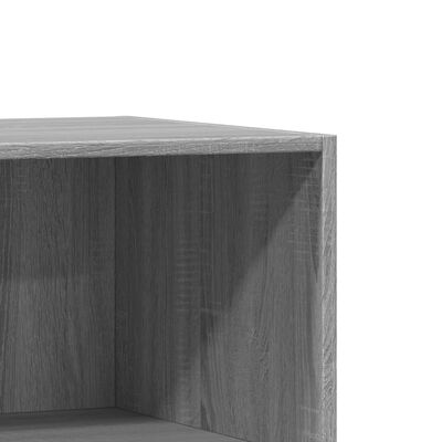 vidaXL Wardrobe Grey Sonoma 77x48x102 cm Engineered Wood