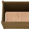 vidaXL Garden Planter Honey Brown 100x50x70 cm Solid Pinewood