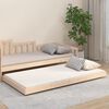 vidaXL Bed Frame without Mattress 90x200 cm Solid Wood Pine
