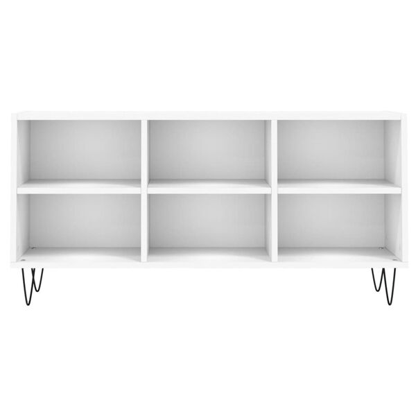 vidaXL TV Cabinet White 103.5x30x50 cm Engineered Wood