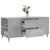 vidaXL Coffee Table Concrete Grey 102x44.5x50 cm Engineered Wood