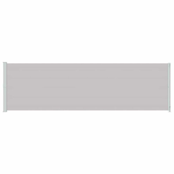 vidaXL Patio Retractable Side Awning 180x600 cm Grey