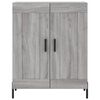 vidaXL Sideboard Grey Sonoma 69.5x34x90 cm Engineered Wood