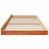 vidaXL Bed Frame Brown 90 x 200 cm Solid Pine wood