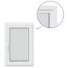 vidaXL Basement Window RISOR 60x80 cm Tilt&Turn DIN Right White