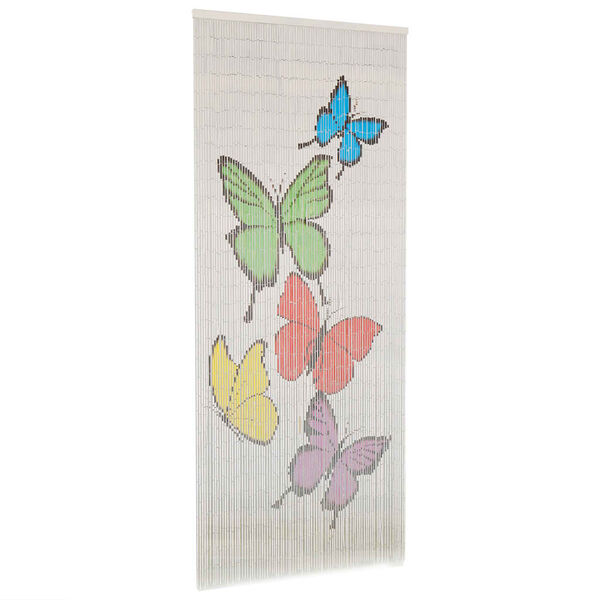 vidaXL Insect Door Curtain Bamboo 90x200 cm