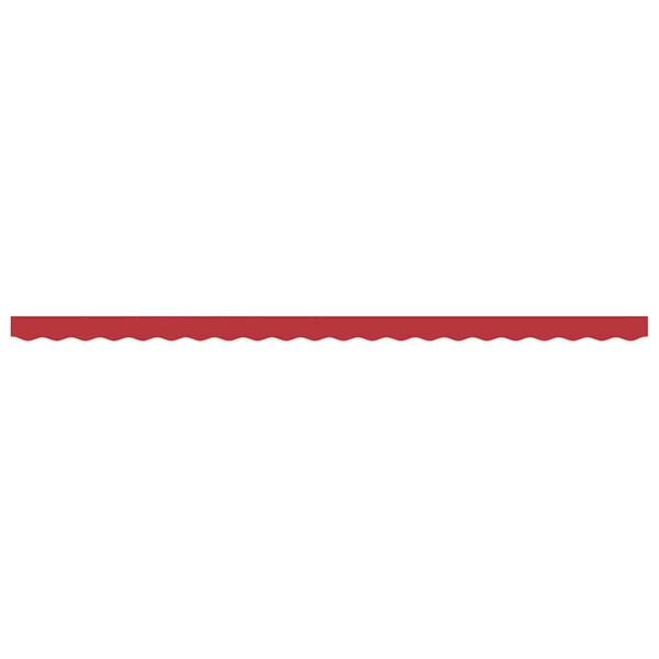 vidaXL Awning Valance Red 480 x 20 cm Canvas