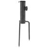vidaXL Parasol Stands with Spikes 2 pcs 9x35 cm Galvanised Steel