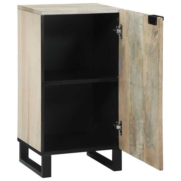 vidaXL Sideboard White 40 x 33 x 75 cm Solid mango wood