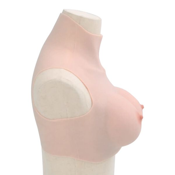 vidaXL Silicone Breastplate Caucasian E Cup