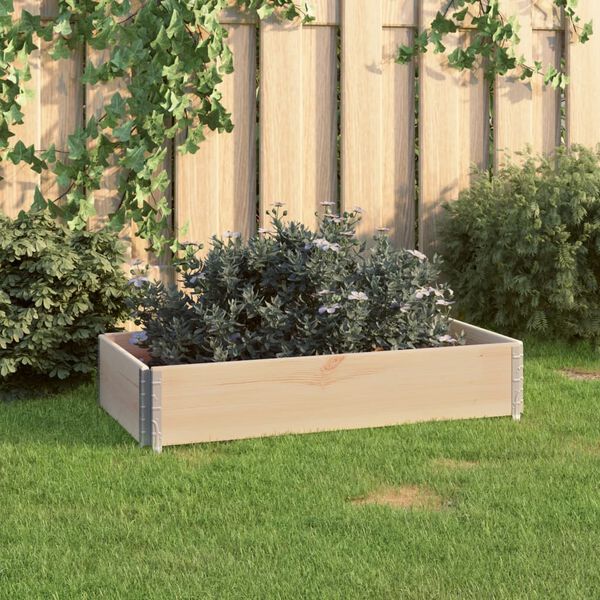 vidaXL Raised Bed 50x100 cm Solid Pine Wood (310052 )