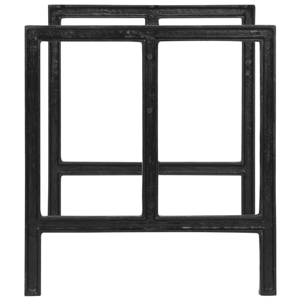 vidaXL Dining Table Legs 150x68x73 cm Cast Iron