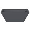vidaXL Garden Planter 5 pcs Anthracite 40 x 40 x 15 cm