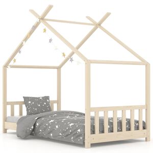 vidaXL Kids Bed Frame Solid Pine Wood 80x160 cm