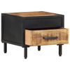 vidaXL Bedside Cabinet 40x40x35 cm Rough Mango Wood
