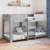 vidaXL Bunk Bed for Kids Concrete Grey 90 x 200 cm Engineered Wood