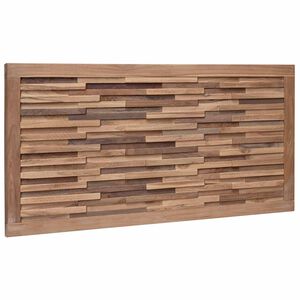 vidaXL Bed Headboard Natural Solid Teak Wood