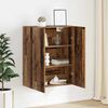vidaXL Wall Cabinet Old Wood 69.5 x 34 x 90 cm Engineered Wood