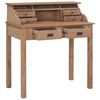 vidaXL Desk 90x50x100 cm Solid Teak Wood