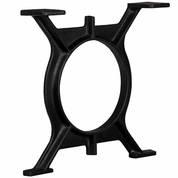 vidaXL Coffee Table Legs 2 pcs O-Frame Cast Iron