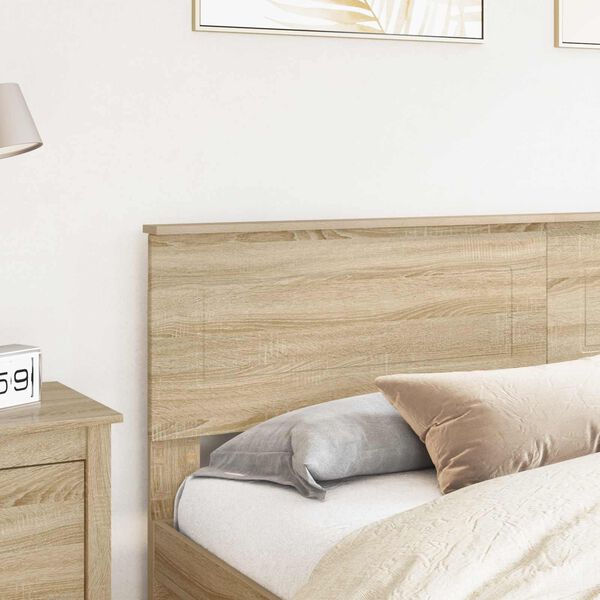 vidaXL Headboard Sonoma Oak 180 cm Engineered wood
