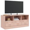 vidaXL TV Cabinet Pink 99x39x44 cm Steel