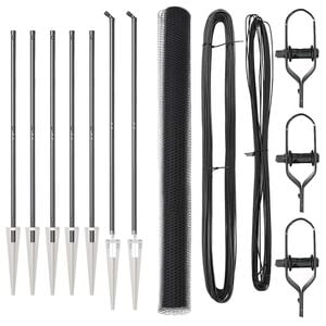 vidaXL Welded Wire Fence with Spikes 10 x 1.6 m (W x H)