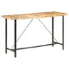 vidaXL Bar Table 180x70x107 cm Rough Mango Wood