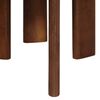vidaXL Nesting Tables 2 pcs Dark Brown Solid Mango Wood
