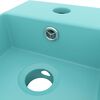 vidaXL Bathroom Sink with Overflow Ceramic Light Green