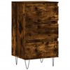 vidaXL Sideboard Smoked Oak 40x35x70 cm Engineered Wood