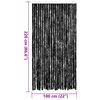 vidaXL Insect Curtain Anthracite 100x220 cm Chenille