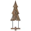 vidaXL Christmas Tree Brown 121 cm Solid Teak Wood