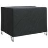 vidaXL Furniture Cover Plain Black 110 x 84 x 70 cm 210D Oxford Fabric