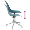 vidaXL Swivel Office Chair Turquoise PP
