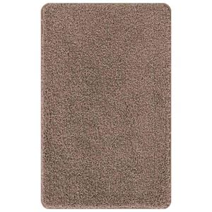 vidaXL Anti-slip Bath Mat Brown 50 x 80 cm PP