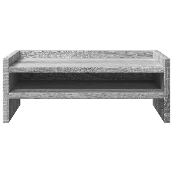 vidaXL Monitor Stand Grey Sonoma 42x24x16 cm Engineered Wood